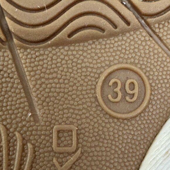 Dansko Hillary Leather Lace-Up Comfort Sneakers in Orange Women's Size 39/US 9 - Picture 11 of 12